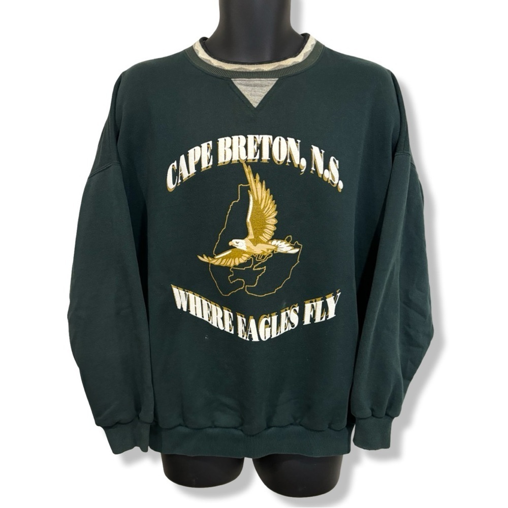 Vintage 90s Cape Breton Nova Scotia Crewneck Sweatshirt